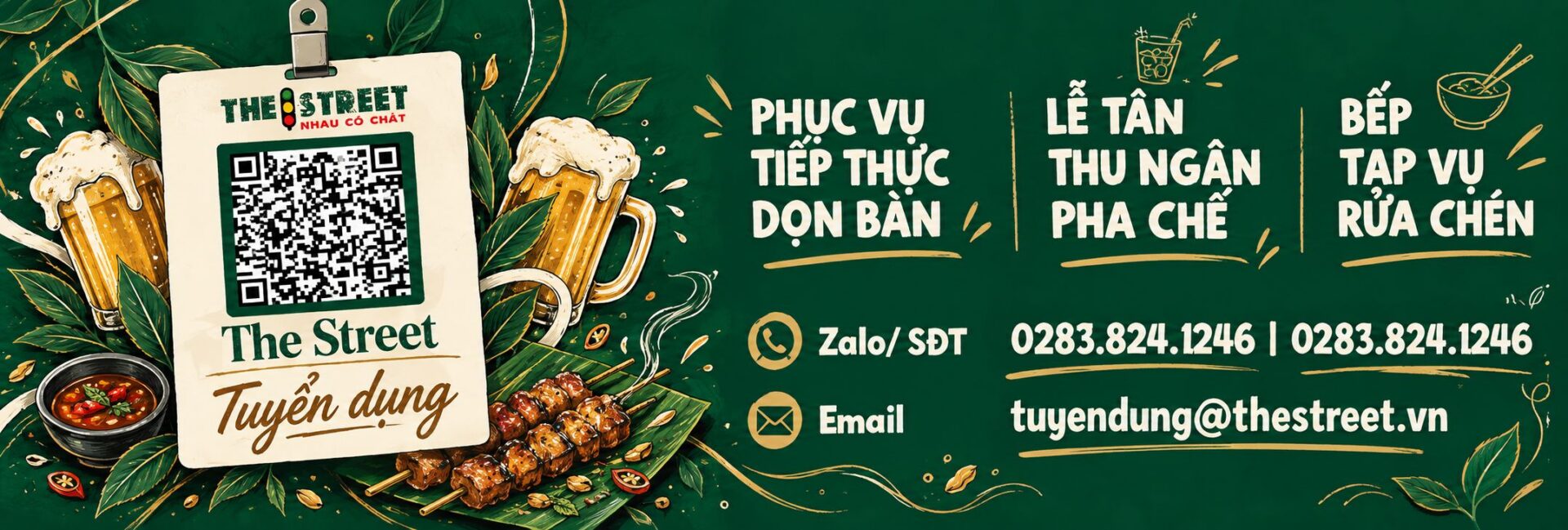 The Street - Vietnamese Street Food Recruitment Banner